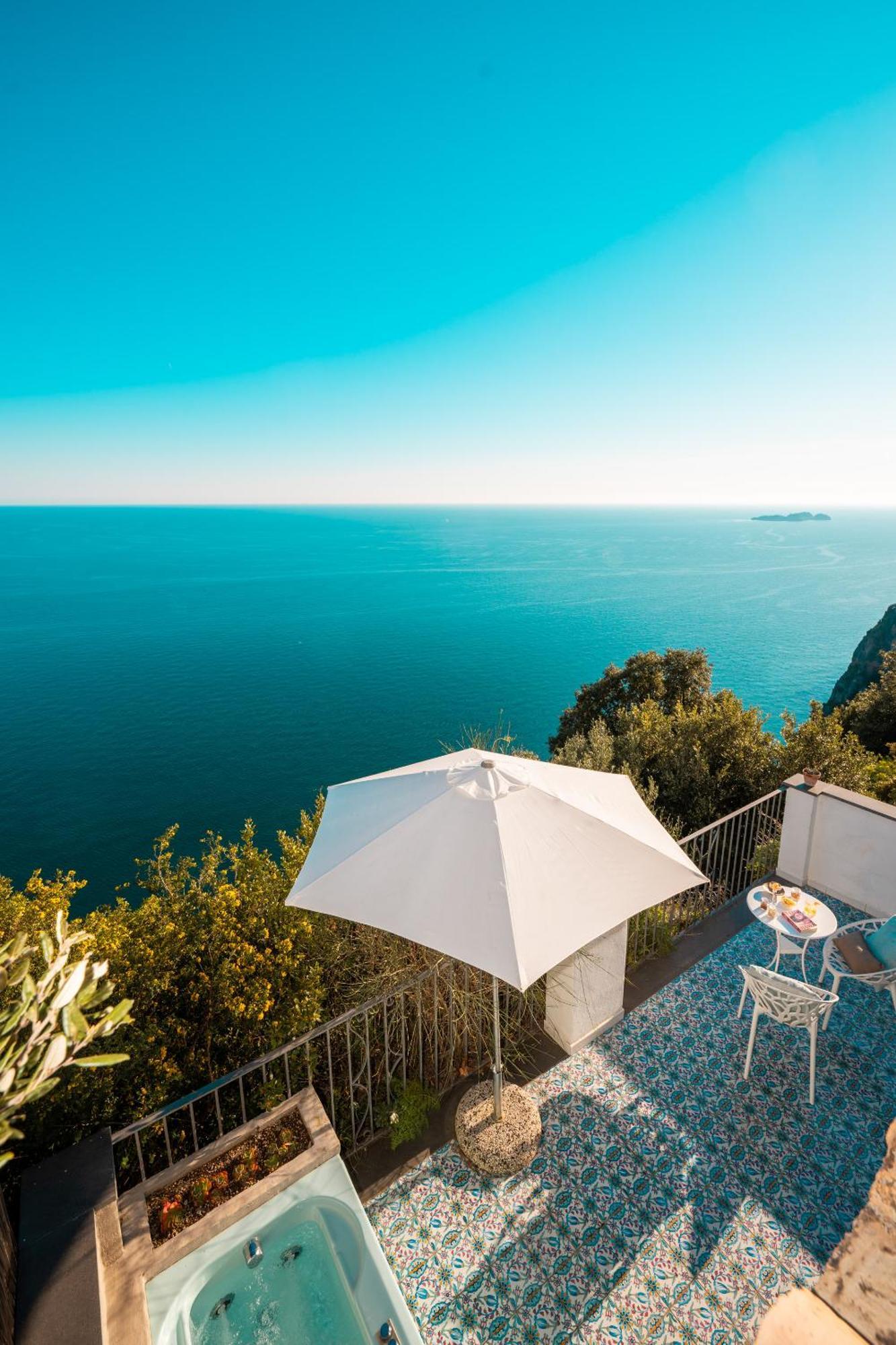 Villa Punta del Sole Positano Exterior foto