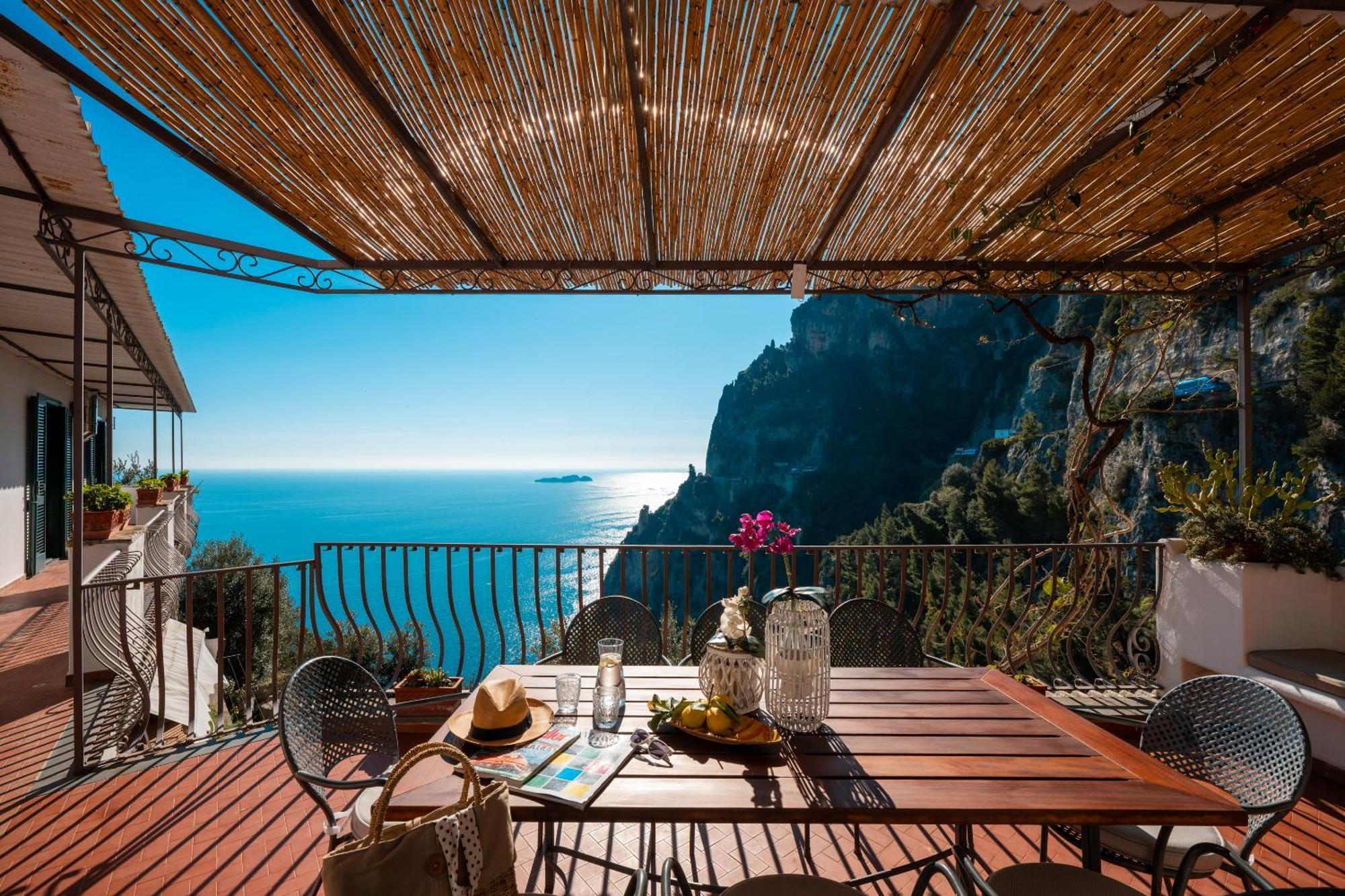 Villa Punta del Sole Positano Exterior foto